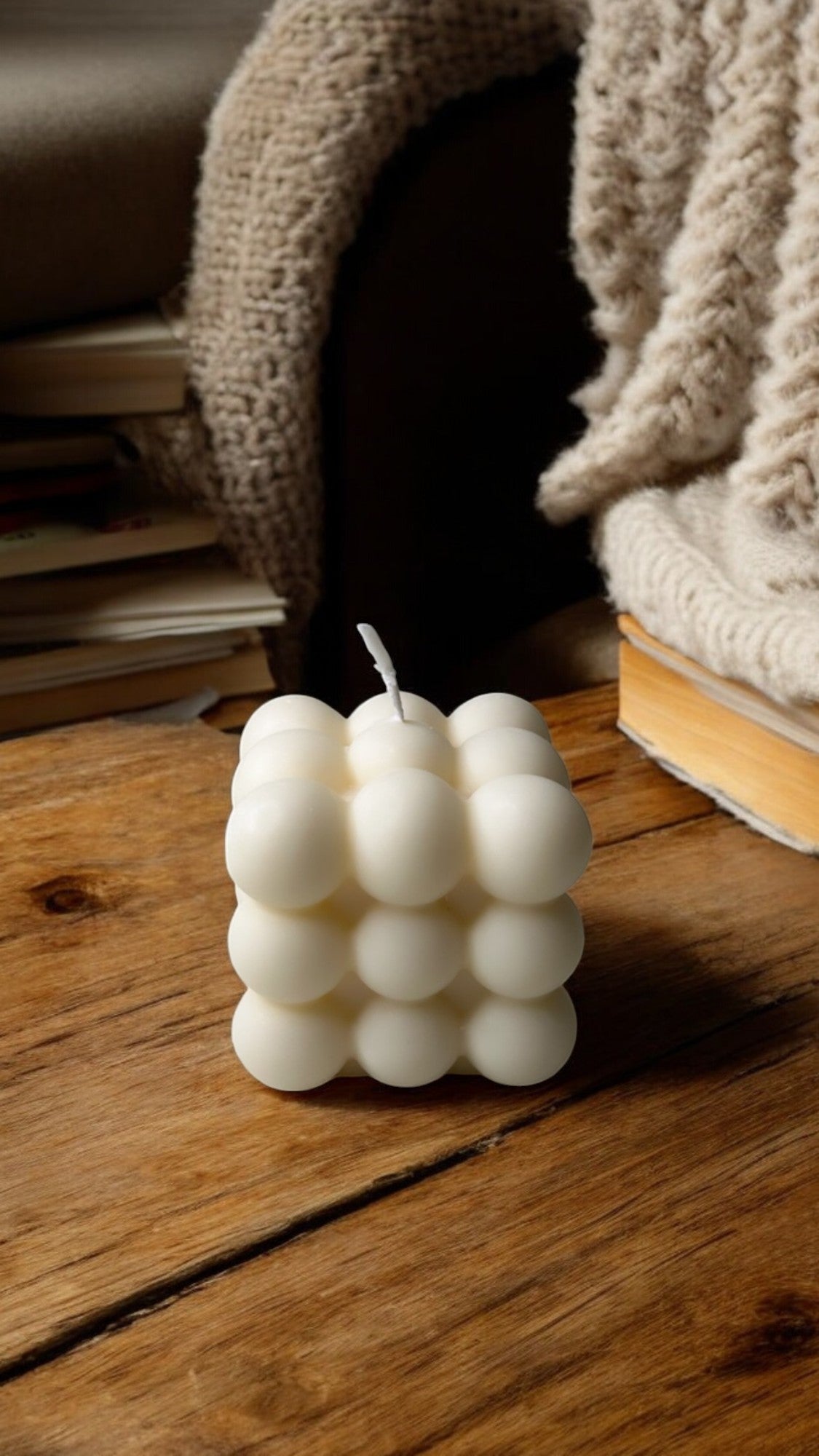 BUBBLE - Bougie végétale décorative
