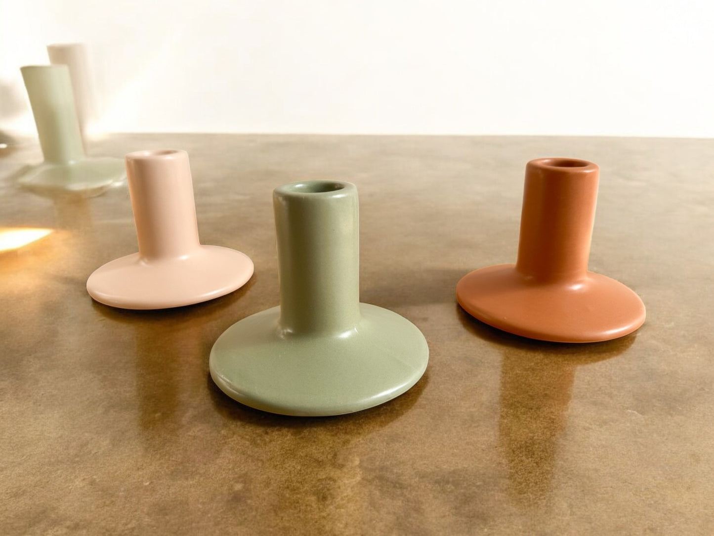 BERRA - Lot de 2 Bougeoir