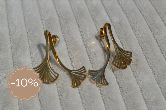 GINKGO - Boucles d'Oreilles "SOLDES -10%"