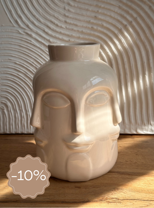 MAN - Vase Visage "SOLDES -10%"