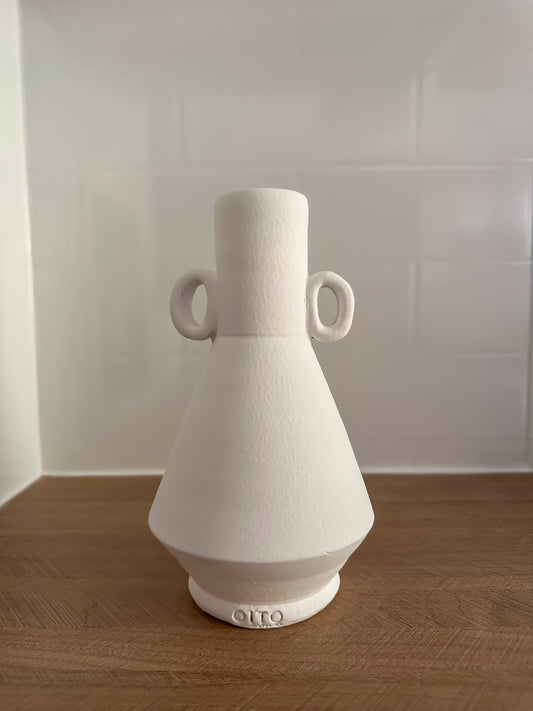 NAPOLÈS Blanc - Vase Tendance en Céramique